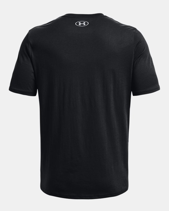 남성 UA 레프트 체스트 락업 티셔츠 in Black image number 5